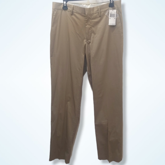 Michael Kors Other - Michael Kors | Khaki Straight Leg Flat Front Pants